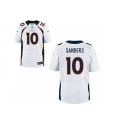 Nike Denver Broncos 10 Emmanuel Sanders White Game NFL Jersey