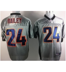 Nike Denver Broncos 24 Champ Bailey Grey Elite Shadow NFL Jersey