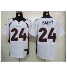 Nike Denver Broncos 24 Champ Bailey White Elite NFL Jersey