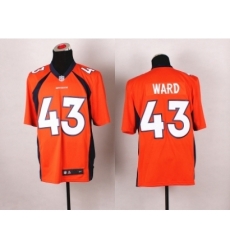 Nike Denver Broncos 43 T.J. Ward Orange Elite NFL Jersey