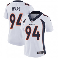 Nike Broncos #94 DeMarcus Ware White Womens Stitched NFL Vapor Untouchable Limited Jersey