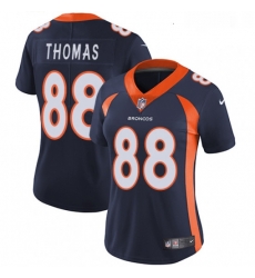 Womens Nike Denver Broncos 88 Demaryius Thomas Navy Blue Alternate Vapor Untouchable Limited Player NFL Jersey