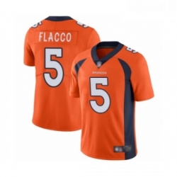 Youth Denver Broncos 5 Joe Flacco Navy Blue Alternate Vapor Untouchable Limited Player Football Jersey