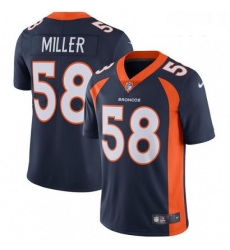 Youth Nike Denver Broncos 58 Von Miller Navy Blue Alternate Vapor Untouchable Limited Player NFL Jersey