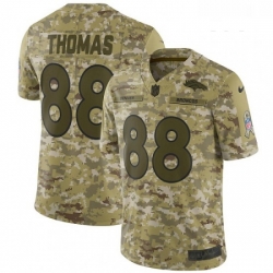 Youth Nike Denver Broncos 88 Demaryius Thomas Limited Camo 2018 Salute to Service NFL Jersey