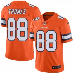 Youth Nike Denver Broncos 88 Demaryius Thomas Limited Orange Rush Vapor Untouchable NFL Jersey