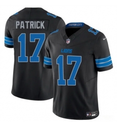 Men Detroit Lions 17 Tim Patrickn Black 2024 F U S E 2nd Alternate Vapor Limited Stitched Jersey