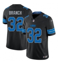 Men Detroit Lions 32 Brian Branch Black 2023 F U S E Vapor Untouchable Limited Stitched Jersey