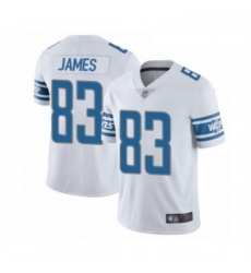 Men Detroit Lions 83 Jesse James White Vapor Untouchable Limited Player Football Jersey