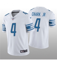 Men's Detroit Lions #4 DJ Chark Jr. White Vapor Untouchable Limited Stitched Jersey