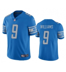 Men's Detroit Lions #9 Jameson Williams Blue Vapor Untouchable Limited Stitched Jersey