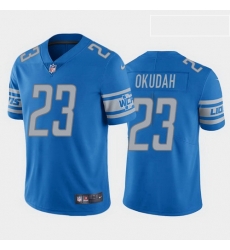 men jeff okudah detroit lions light blue vapor limited jersey 