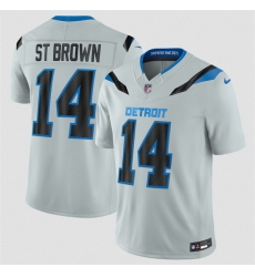 Youth Detroit Lions 14 Amon Ra St Brown Silver 2026 F U S E Rivalries Collection Limited Stitched Football Jersey Youth Detroit Lions 14 Amon Ra St Brown Silver 2026 F U S E Rivalries Collection Limited Stitched Football Jersey