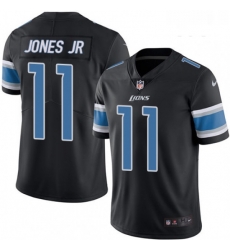 Youth Nike Detroit Lions 11 Marvin Jones Jr Limited Black Rush Vapor Untouchable NFL Jersey