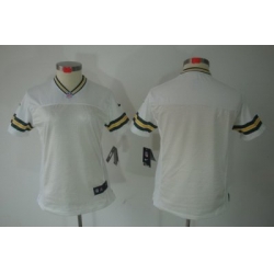 Women Green Bay Packers Blank White Color[NIKE LIMITED Jersey]