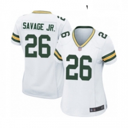 Womens Green Bay Packers 26 Darnell Savage Jr Game White Football Jersey