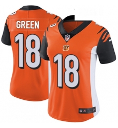 Womens Nike Cincinnati Bengals 18 AJ Green Elite Orange Alternate NFL Jersey