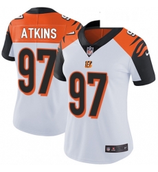 Womens Nike Cincinnati Bengals 97 Geno Atkins Elite White NFL Jersey