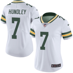 Womens Nike Packers #7 Brett Hundley White  Vapor Untouchable Elite Player NFL Jersey