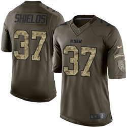 Nike Packers #37 Sam Shields Green Youth Stitched NFL Limited Salute to Service Jersey