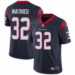 Men Nike Houston Texans 32 Tyrann Mathieu Navy Blue Team Color Vapor Untouchable Limited Player NFL Jersey