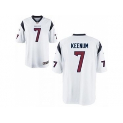 Nike Houston Texans 7 Case Keenum White Elite NFL Jersey