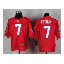 Nike Houston Texans 7 Case Keenum red Elite NFL Jersey