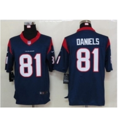 Nike Houston Texans 81 Owen Daniels blue Limited NFL Jersey