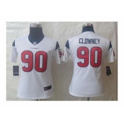 Nike Women Jerseys Houston Texans #90 Clowney white[clowney]