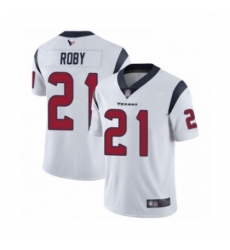 Womens Houston Texans 21 Bradley Roby Game White Football Jersey