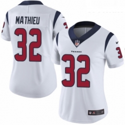 Womens Nike Houston Texans 32 Tyrann Mathieu White Vapor Untouchable Limited Player NFL Jersey