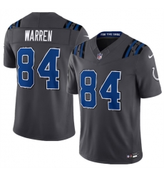 Men Indianapolis Colts  84 Tyler Warren Dark Gray2026 F U S E  Rivalries Collection Limited Stitched Football Jersey