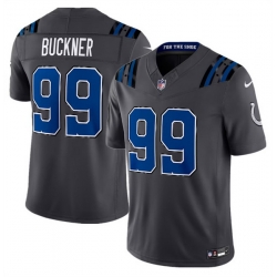 Men Indianapolis Colts  99 DeForest Buckner Dark Gray 2026 F U S E  Rivalries Collection Limited Stitched Football Jersey