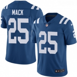 Men Nike Indianapolis Colts 25 Marlon Mack Royal Blue Team Color Vapor Untouchable Limited Player NFL Jersey