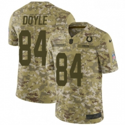 Men Nike Indianapolis Colts 84 Jack Doyle Limited Camo 2018 Salute to Service NFL Jersey