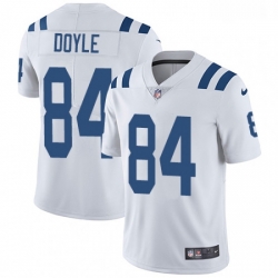 Men Nike Indianapolis Colts 84 Jack Doyle White Vapor Untouchable Limited Player NFL Jersey