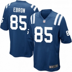 Men Nike Indianapolis Colts 85 Eric Ebron Game Royal Blue Team Color NFL Jersey