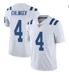 Men's Indianapolis Colts #4 Sam Ehlinger White Vapor Untouchable Stitched Jersey