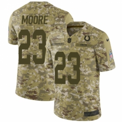 Men's Nike Indianapolis Colts #23 Kenny Moore Limited Camo 2018 Salute to Service NFL Jersey