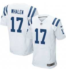 Nike Colts #17 Griff Whalen White Mens Stitched NFL Elite Jersey