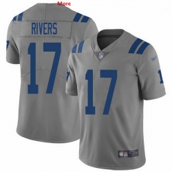 Nike Colts 17 Philip Rivers Gray Men Stitched NFL Limited Inverted Legend Jersey