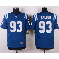 Nike Colts #93 Erik Walden Royal Blue Team Color Mens Stitched NFL Elite Jersey