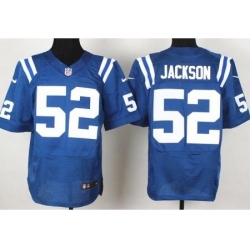 Nike Indianapolis Colts 52 DÃ¢â‚¬â„¢Qwell Jackson Blue Elite NFL Jersey