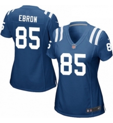 Womens Nike Indianapolis Colts 85 Eric Ebron Game Royal Blue Team Color NFL Jersey