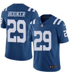 Youth Nike Indianapolis Colts 29 Malik Hooker Limited Royal Blue Rush Vapor Untouchable NFL Jersey