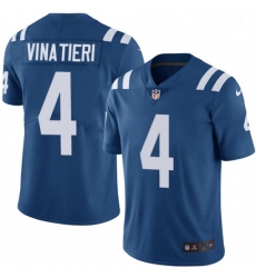 Youth Nike Indianapolis Colts 4 Adam Vinatieri Elite Royal Blue Team Color NFL Jersey