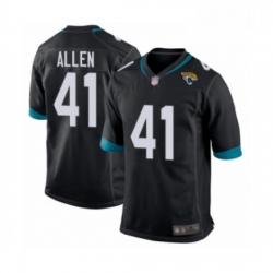 Men Jacksonville Jaguars 41 Josh Allen Game Black Team Color Football Jersey