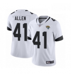 Men Jacksonville Jaguars 41 Josh Allen White Vapor Untouchable Limited Player Football Jersey