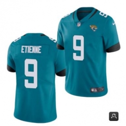 Men Jacksonville Jaguars #9 Travis Etienne Blue 2021 Vapor Untouchable Limited Stitched NFL Jersey