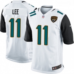 Men Nike Jacksonville Jaguars 11 Marqise Lee Game White NFL Jersey